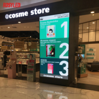 Armoire de Module magnétique publicitaire d'intérieur P1.25 P1.5 P1.6 P4 écran LED affichage vidéo panneau mural pantalons géantes panneau bannière