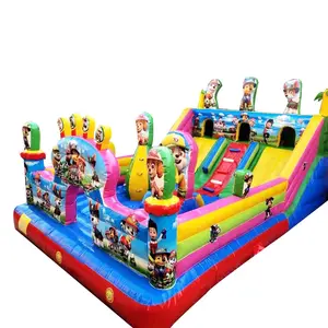 Blower Banners Inflatable Bounce House And Slide Jumping Castle For Sale Bouncer Pvc Castle And Slide Party Rental With Blower