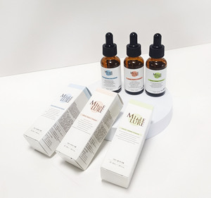Botella de Vidrio de Lujo Vacía para Cosméticos, Redonda, con Logotipo Personalizado, 30ml 50ml 100ml, para Suero Facial, Aceite Esencial, con Gotero y Caja - Product Image 1