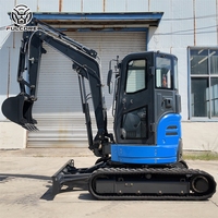 Harga Dealer FULCORE Pro Excavator Mini 3,8 Ton Mesin Yanmar Euro 5 EPA CE untuk Pertanian, Pengiriman Gratis