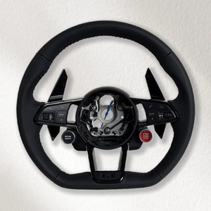 <span class=keywords><strong>Volant</strong></span> personnalisé avec garniture en cuir noir pour <span class=keywords><strong>Audi</strong></span> <span class=keywords><strong>A3</strong></span> A4 A5 A6 A7 A8 C7 S8 R8 Rs3 RS6 B8 B9 S7 RS <span class=keywords><strong>S</strong></span> <span class=keywords><strong>Line</strong></span> - Product Image 2