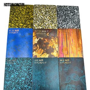 304 316アンティーク真鍮銅ステンレス鋼板装飾ステンレス鋼シートステンレス鋼アンティークシート - Product Image 4