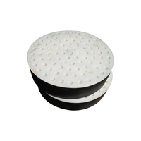 Amortisseur de bloc en caoutchouc de Nature de roulement industriel de NBR EPDM de choc de Vibration forte pour la coupe de construction de pont d'isolation sismique