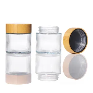 Skincare Moisturizer Lotion Glass Bottle Face Cream Cosmetics Jars 30g 50g 100g Glass Cosmetic Jar Personal Skin Care Packaging