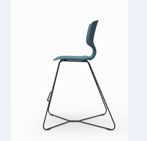Silla de Reuniones con Base en X, Silla de Entrenamiento Educativo Escolar, Taburete de <span class=keywords><strong>Bar</strong></span> para Muebles de Oficina, Muebles de Negocios Integrados, Silla de <span class=keywords><strong>Bar</strong></span> - Product Image 3