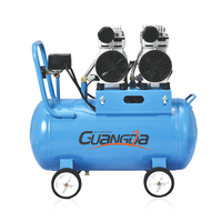 Compresseur d'air super silencieux de qualité médicale, sans huile, pour appareil dentaire, 50 psi