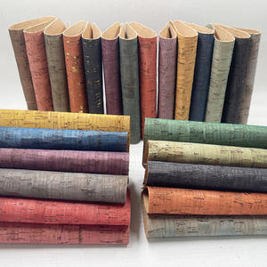 P654 रंगीन काग चमड़े के कपड़े स्टॉक में काग शीट 0.45mm मोटाई अनुकूलन - Product Image 2