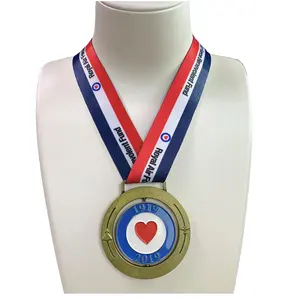 Brand New Award Cheap Running Blank Bronze Dancing Marathon Metal Medals
