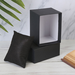 Cajas <span class=keywords><strong>de</strong></span> reloj <span class=keywords><strong>de</strong></span> regalo, caja <span class=keywords><strong>de</strong></span> reloj <span class=keywords><strong>de</strong></span> papel negro, venta al por mayor <span class=keywords><strong>de</strong></span> fábrica - Product Image 5