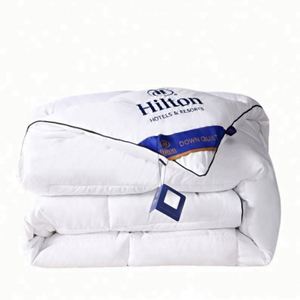 Edredón de Hotel de Tamaño Completo, Estampado, Ecológico, Estilo Vintage, Hecho a Mano, Relleno de Poliéster, Suministro del Fabricante Hilton - Product Image 1