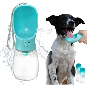 Wholesale 330/550ml Leak Proof Portable Puppy Pet Water Dispenser Dog Water Bottle for Outdoor Walking Travel