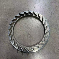 Custom Designed 2024-T3 Aluminum Impeller Harsh Environment Compressor Fan Spur Gear 2024-T3 Compressor Aluminum Impeller