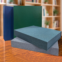 Carpeta Organizadora Personalizada A4 con Anillas 3D, Tapa Dura de Lino y Cuero PU, Ecológica, para Presentaciones, Recetas, Álbumes