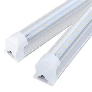 2ft 4ft 60cm 120cm 220V fruta flor crecer bombilla blanco hidropónico T8 T5 tubo espectro completo crecer luz LED planta lámpara