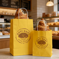 Bolsa de Lujo Personalizable, Biodegradable, Reciclable y Ecológica, de Alta Resistencia, para Pastelería, Panadería y Repostería