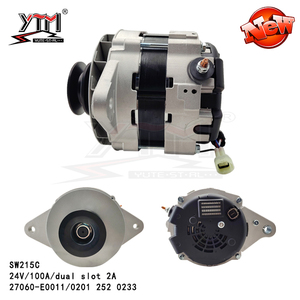 Máy phát điện <span class=keywords><strong>24V</strong></span> 100A hai khe cắm 2A cho xe Hino 27060-E0011 02012520233 - Product Image 5