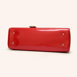 Sacs à bandoulière pour femmes de haute qualité, sacs à main classiques en cuir verni PU brillant, sacs fourre-tout de luxe pour femmes, sacs à main tendance pour femmes - Product Image 5