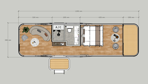 Maison mobile prête à l'emploi, maison préfabriquée en acier, cabine en conteneur, pour usage extérieur, maison mobile inspirée de l'espace - Product Image 4