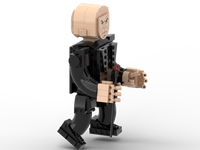 Figura de Ladrillo Personalizada de Personaje Animado, Modelo Educativo 3D de Plástico, Juguete Creativo DIY de Gangster, Bloque de Construcción, Regalo