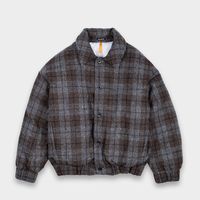 Veste bomber pour homme en tissu de toile en polyester/coton respirant d'hiver, coupe ample, avec fermeture éclair, imperméable et réversible