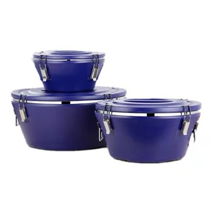 Bán Buôn Nhà Bếp Thiết Kế Hiện Đại Phong Cách Thép Không Gỉ Cách Điện Lưu Trữ Container Set Lớn 15L + 26L + 36L Thực Phẩm Tươi Tươi Ấm Hơn - Product Image 6