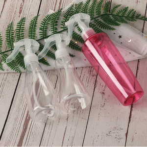 Empty Round PET <b>Plastic</b> <b>Spray</b> <b>Bottle</b> 16 Oz 240Ml 360Ml 500Ml With Trigger Sprayer For Room Cleaning - Product Image 1
