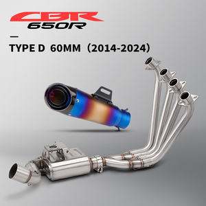 Sistema de Escape Completo para Motocicleta CBR650 CBR650F <span class=keywords><strong>CB650R</strong></span> / R 2014-2026, Tubo de Conexión Delantero, Escape <span class=keywords><strong>Moto</strong></span> - Product Image 3