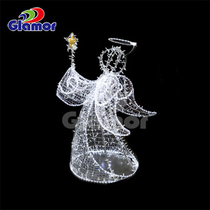 Décoration de Noël 2023, dauphins <span class=keywords><strong>lumineux</strong></span>, anges, <span class=keywords><strong>ours</strong></span> polaire, dauphin, décoration extérieure, taille réelle, calèche à cheval, lumière LED, décoration de Noël - Product Image 4