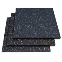 Tapete de Goma Antideslizante Ecológico de Alta Densidad, No Tóxico, Portátil, de 10 mm de Grosor, para Gimnasio, Fitness, Unisex