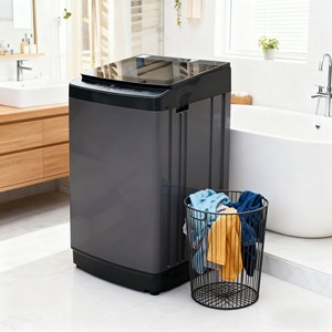Large Capacity Fully Automatic Washing Machine With Dry Function Heat Pump Drying Energy Saving Single Tub Front Load <b>Washer</b> - Product Image 1