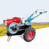 Tracteur à chenilles à deux roues motrices 10HP 12HP 15 HP 18hp 20HP Diesel Micro-cultivateur Mini-tracteur agricole