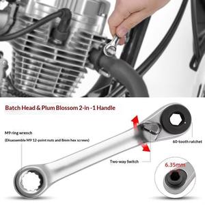 MINI Ratelratel Sleutel Handmatige Bit Snelle Momentsleutel 6.35mm Batchkop Steeksleutelhandvat CRV Materiaal Kwaliteit Sleutel - Product Image 6