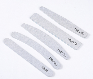 Lime à ongles réutilisable double face lavable, lime à ongles portable en émeri pour manucure gel et acrylique - Product Image 2