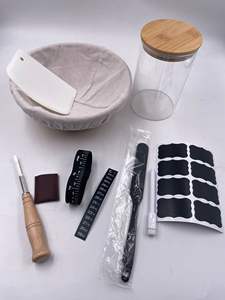 सॉर्डो ब्रेड प्रूफिंग बास्केट 9 इंच सॉर्डो स्टार्टर किट प्रीमियम बेकिंग स्केल डिजिटल किचन स्केल ब्रेड बास्केट सेट - Product Image 6