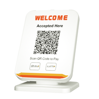 Lecteur de code sonore 4G ES10, haut-parleur, terminal de paiement sonore avec écran de 2,4 pouces, code QR dynamique