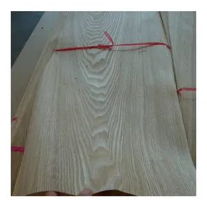 Natural Oak Ash Veneer With Fleece Paper For Decoration