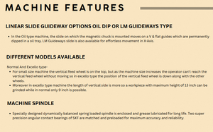 Máquina rectificadora hidráulica de alta precisión TIPO ACEITE para acabado industrial de metales, rectificado preciso de superficies planas - Product Image 3