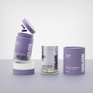 Muestras Gratis, Botellas de Cápsulas para Suplementos Médicos, Botella de Vidrio Ecológica Vatamina con Tapa, 150ml, 200ml, 250ml - Product Image 4