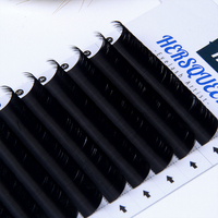 Extensions de cils volume mat en faux vison 0.05, en soie de cachemire douce et légère, fibre PBT coréenne de bonne qualité, denses pour les cils