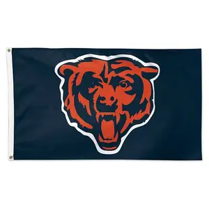 New - Chicago Draagt Team 100% Polyester Enkelzijdige Vlag Banner