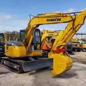 Super état 7.8 tonnes utilisé Komatsu PC78US japonais Mini pelle hydraulique à chenilles moteur boîte de vitesses pompe PLC prix séduisant - Product Image 1