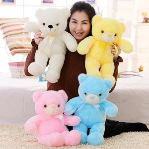 ตุ๊กตาหมีเรืองแสงสีรุ้งหลากสี ขนาด 30 ซม. บรรจุใยฝ้าย PP ราคาสุดคุ้ม ของขวัญวันวาเลนไทน์และ<span class=keywords><strong>วัน</strong></span>แม่ - Product Image 6