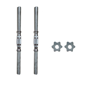 <span class=keywords><strong>Barre</strong></span> <span class=keywords><strong>d</strong></span>'haltères filetée allongée en acier pur électroplaqué, légère, 42 cm, diamètre 28 mm, pour la musculation en salle de sport – Stock usine - Product Image 1