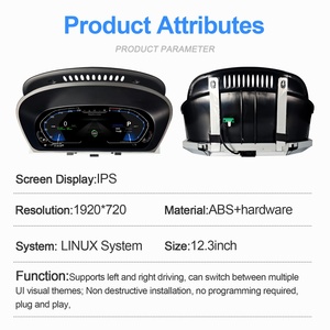 Navihua <b>Car</b> <b>Speedometer</b> Digital Instrument Cluster 12.3 Inch LCD Dashboard Auto Meter <b>for</b> BMW X5 E70 X6 E71 2006-2013 - Product Image 6