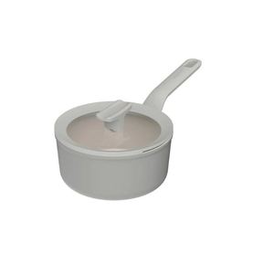 Pentola Antiaderente Balance Moonmist 18cm con Coperchio Grigia - Product Image 1