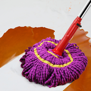 Koocca hộ gia đình chuỗi ướt & khô sàn làm sạch lau Xoắn xoay bóp nước tự vắt sợi nhỏ dây buộc lau - Product Image 4