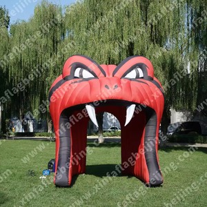 तेजी से शिपिंग फैक्टरी प्रत्यक्ष बिक्री लाल ऑक्सबर्ड मौसम प्रतिरोधी पानी रिपेलेंट सुरंग प्रवेश इंफ्लेटेबल-इन पंखे कस्टम - Product Image 4