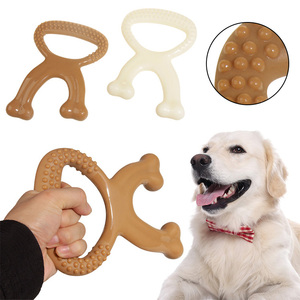 Juguete Masticable Interactivo para Perros con Sabor a Carne, de Nailon, con Forma de Cepillo de Dientes, para Uso Diario, OEM y ODM - Product Image 1