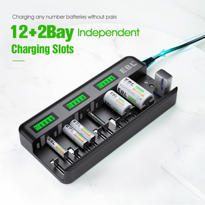 EBL Batteries Charger Aa <strong>Aaa</strong> Smart Rechargeable Battery Charger - Product Image 4
