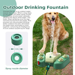 Juguete Acuático para Perros, Rociador Activado por Pisada, Dispensador Automático de Agua, Proporciona Agua Fresca para Beber al Aire Libre para Perros Grandes - Product Image 3